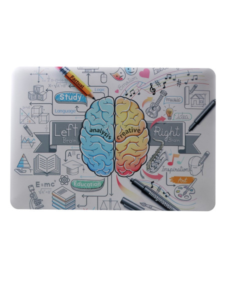 Coque MacBook Air 13 pouces motif cerveau créatif