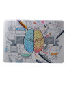 Coque MacBook Air 13 pouces motif cerveau créatif