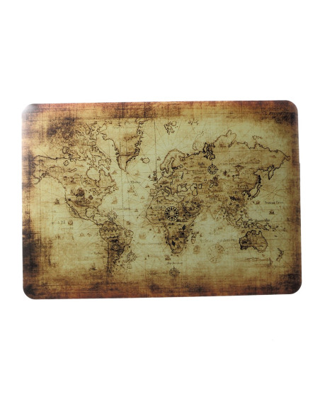 Coque MacBook Air 13 pouces carte du monde vintage