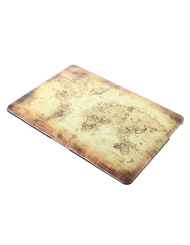 Coque MacBook Air 13 pouces carte du monde vintage