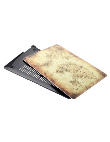 Coque MacBook Air 13 pouces carte du monde vintage