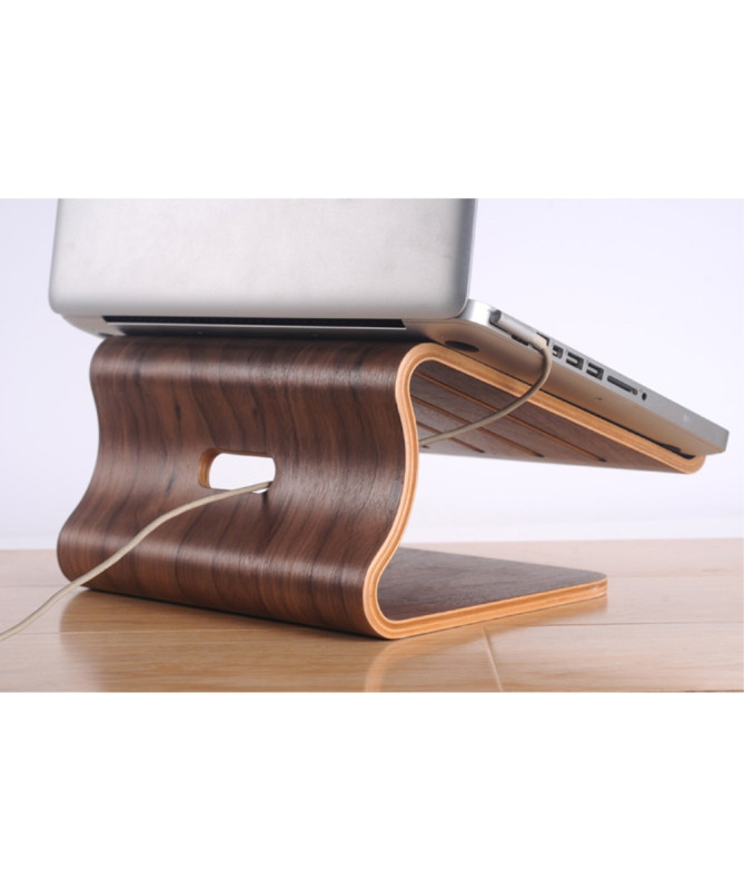 Support de Bureau en Bois pour MacBook Pro 15 pouces