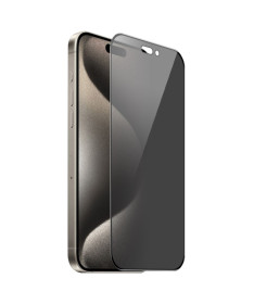 Protection D'écran iPhone 15 Pro Max Anti-Espion en Verre Trempé