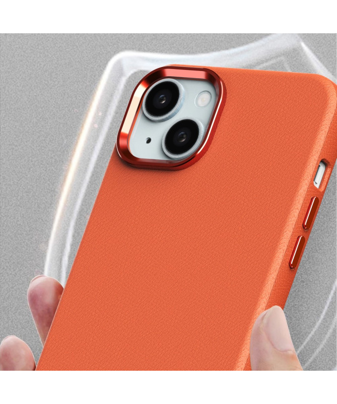 Coque iPhone 14 "Vibrance" avec MagSafe et Cadre Métallique pour Objectif