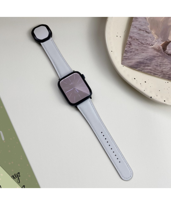 Bracelet en Cuir Véritable pour Apple Watch