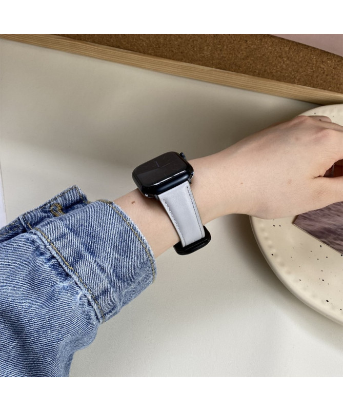 Bracelet en Cuir Véritable pour Apple Watch