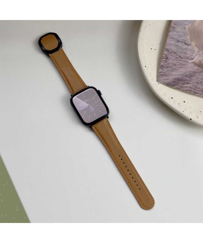 Bracelet en Cuir Véritable pour Apple Watch