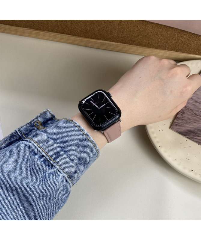 Bracelet en Cuir Véritable pour Apple Watch