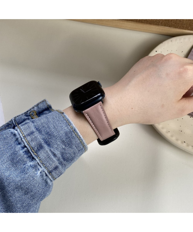 Bracelet en Cuir Véritable pour Apple Watch