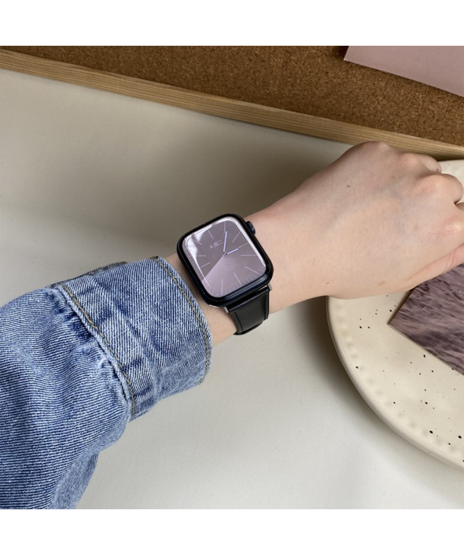 Bracelet en Cuir Véritable pour Apple Watch