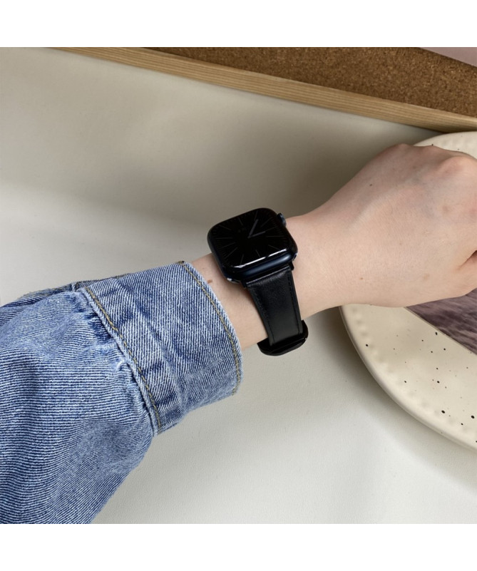 Bracelet en Cuir Véritable pour Apple Watch