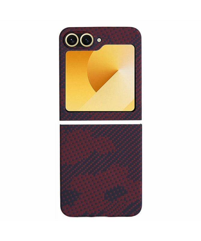 Coque Samsung Galaxy Z Flip 6 Red Camouflage Shadow