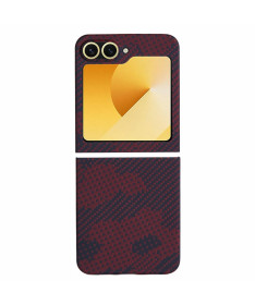 Coque Samsung Galaxy Z Flip 6 Red Camouflage Shadow