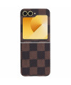 Coque Samsung Galaxy Z Flip 6 fibre d’aramide Checkerboard