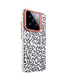 Coque Xiaomi 14 Graffi Shield - Protection Artistique Blanc