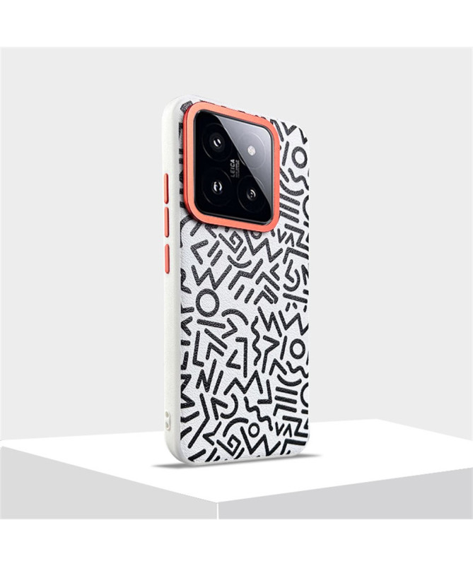 Coque Xiaomi 14 Graffi Shield - Protection Artistique Blanc