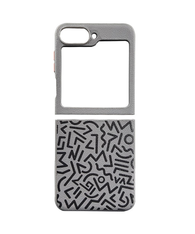 Coque Samsung Galaxy Z Flip 6 Graffi Shield - Protection Artistique Gris