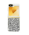 Coque Samsung Galaxy Z Flip 6 Graffi Shield - Protection Artistique Blanc