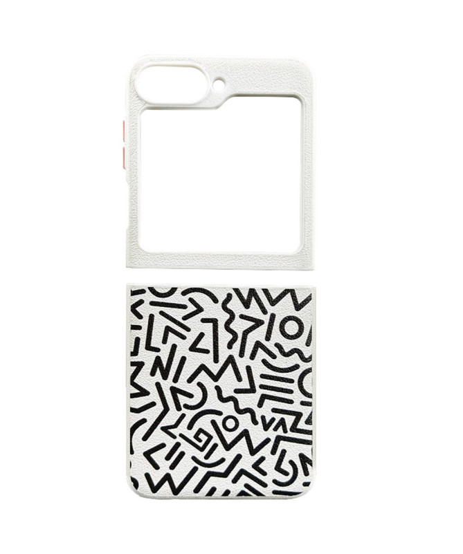 Coque Samsung Galaxy Z Flip 6 Graffi Shield - Protection Artistique Blanc